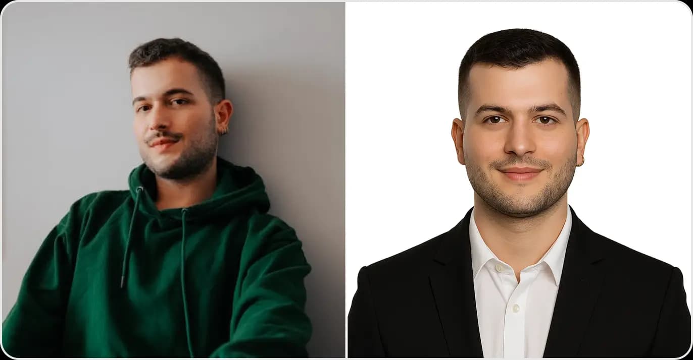 Corporate Headshots Generator - AI Executive Headshot & Professional Business Portrait Maker - AI photo transformation style