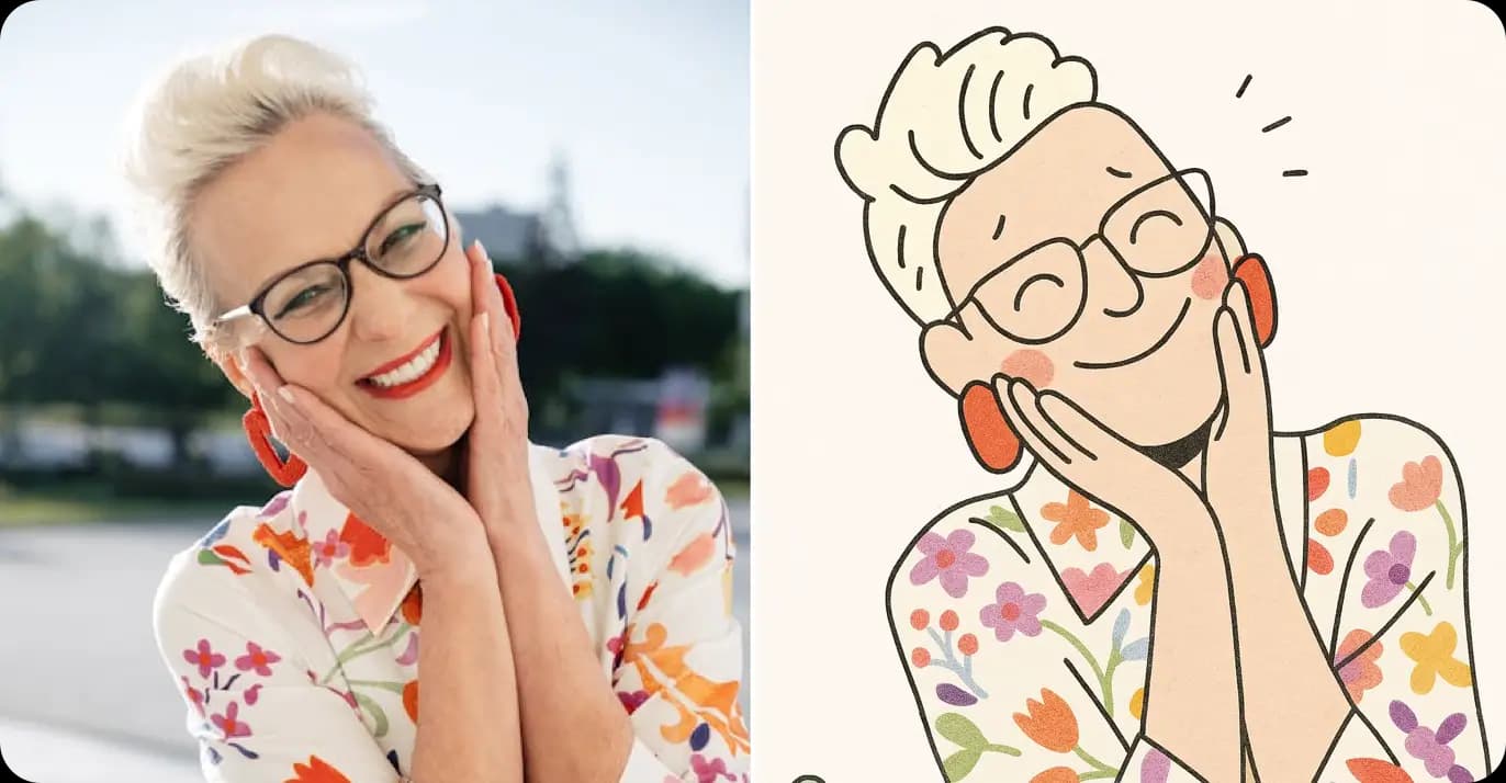 Image Filter Playful Hand Drawn Kids Illustration