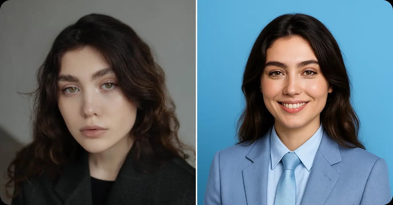 LinkedIn Photo - Free AI LinkedIn Photo, LinkedIn Background, Professional LinkedIn Photo & AI LinkedIn Photo Generator - Before and After