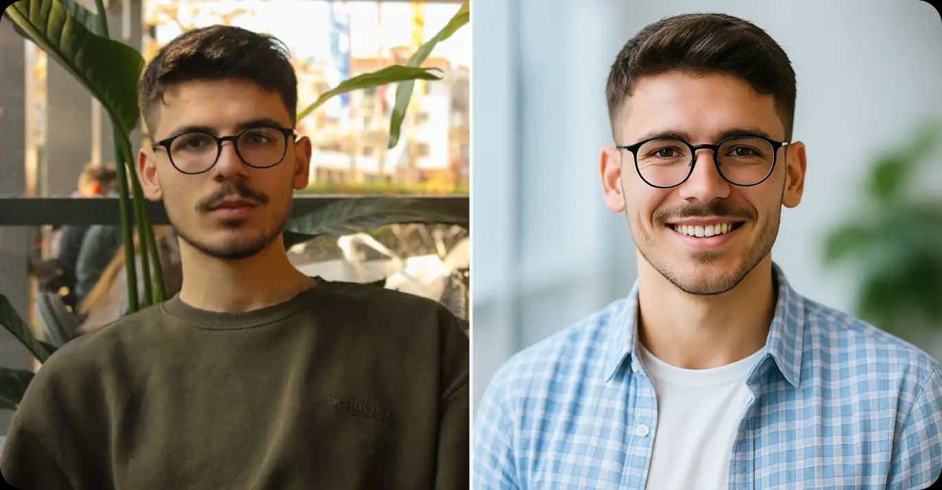 Portrait Filter Authentic Natural Genuine Professional - Before and After