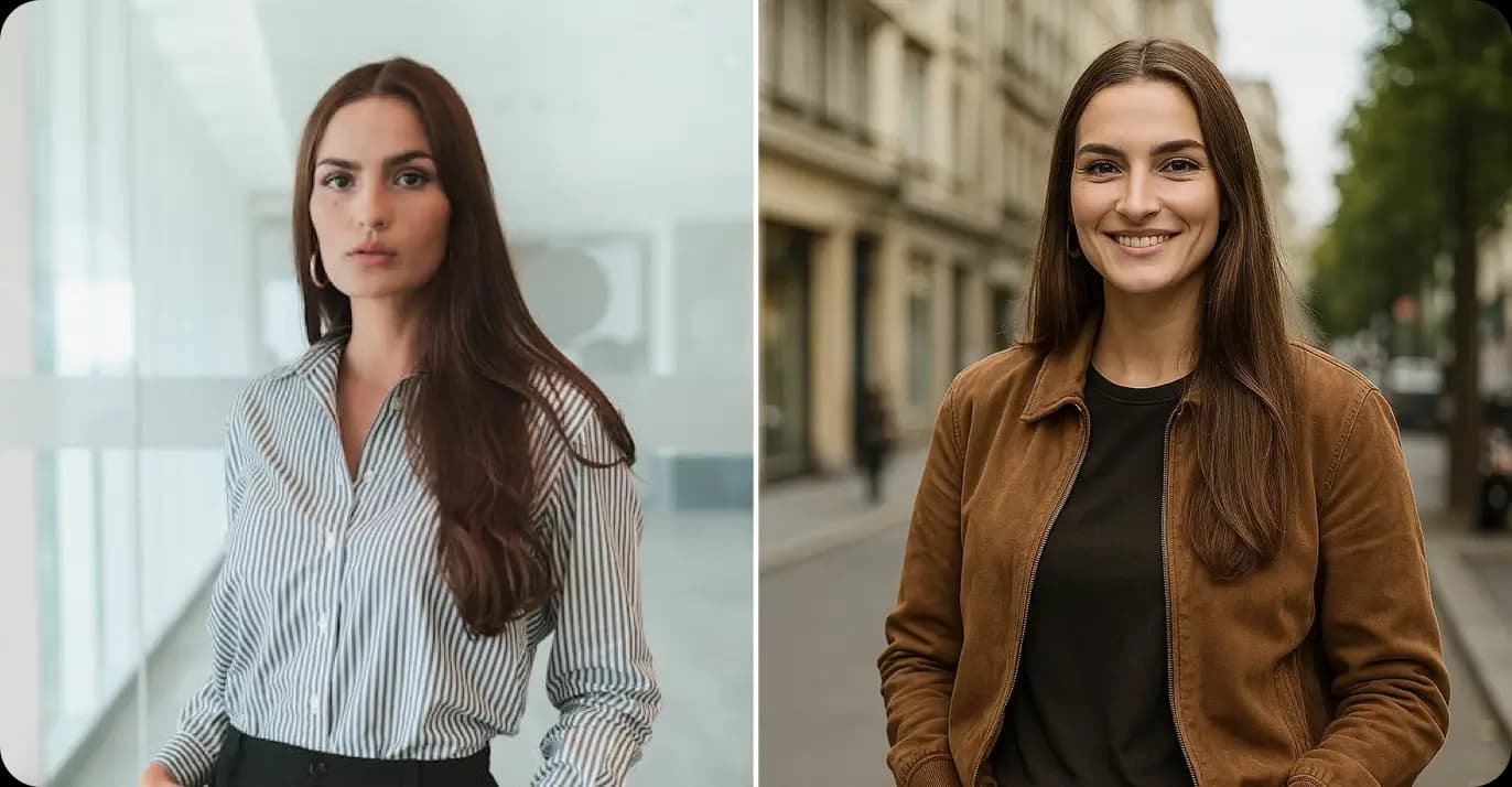 Lifestyle Portraits - Free AI Lifestyle Portrait, Lifestyle Portraits, Casual Portrait & Lifestyle Portrait Photography Generator - Before and After