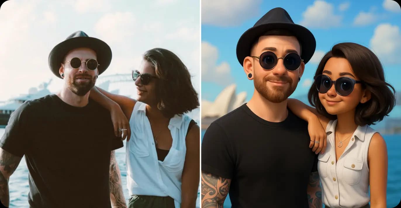 3D Character Filter - Transform Photos into 3D Cartoon Characters