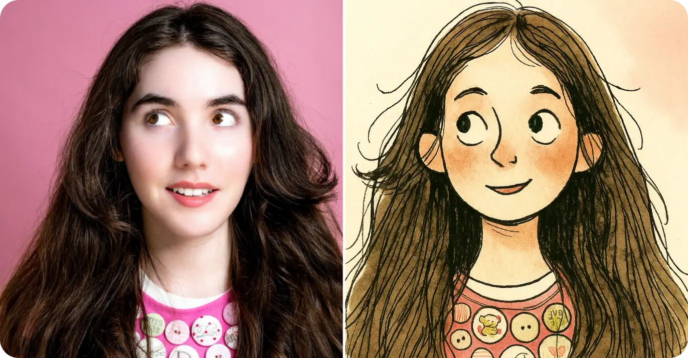 Transform Photos into Children's Book Illustration - AI Storybook Art Style