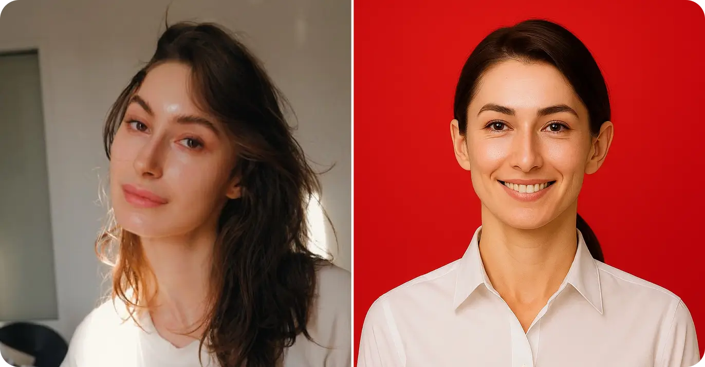 AI Headshot Background Generator - Professional Headshot Background & Red Background Portrait Maker