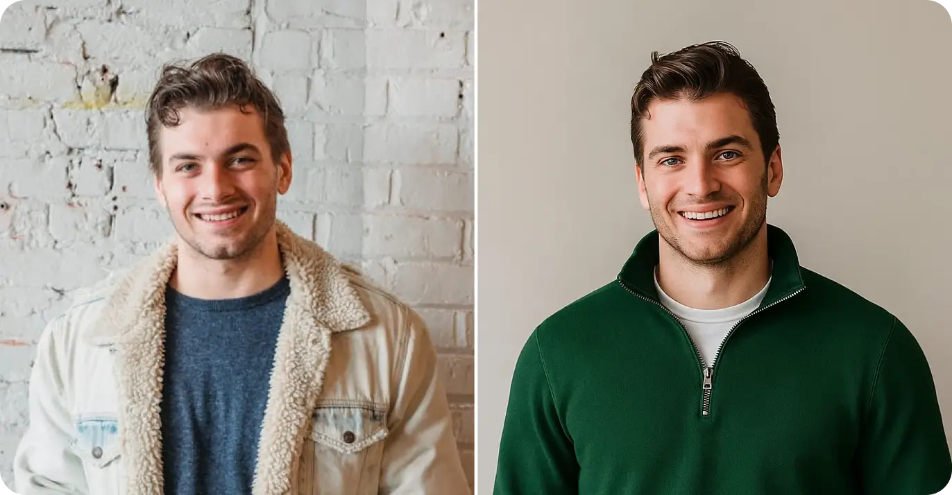 Natural Portrait Forest Green Outdoor Relaxed Photo