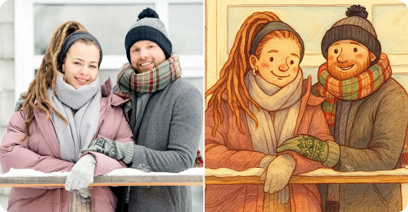 Storybook Illustration Filter - Transform Photos into Fairy Tale Art