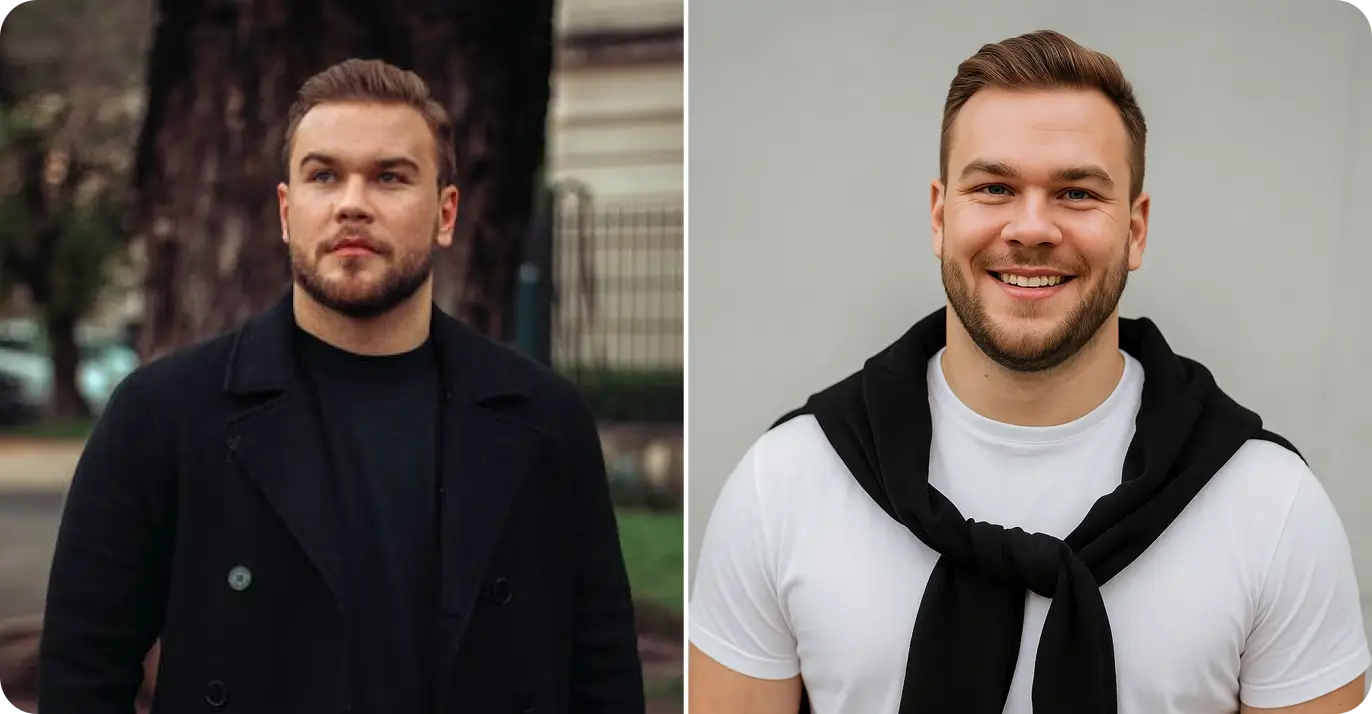 Portrait Generator Casual Relaxed Natural Lifestyle