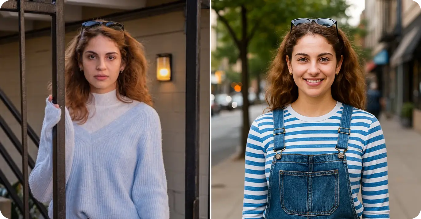 Vintage Photo Filter - AI Vintage Street Style & Retro Portrait Generator